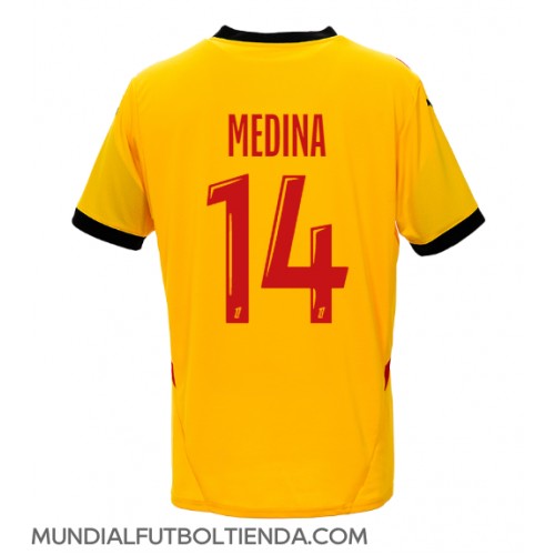Camiseta RC Lens Facundo Medina #14 Primera Equipación Replica 2024-25 mangas cortas